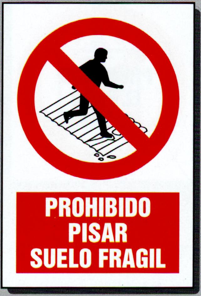 1 Proh pisar suelo frgil  IMAGENES FOTOS DIBUJOS